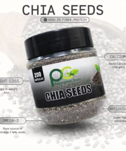 Alternative view of Chia Seeds – High In Fiber , Protein – 200 Grams